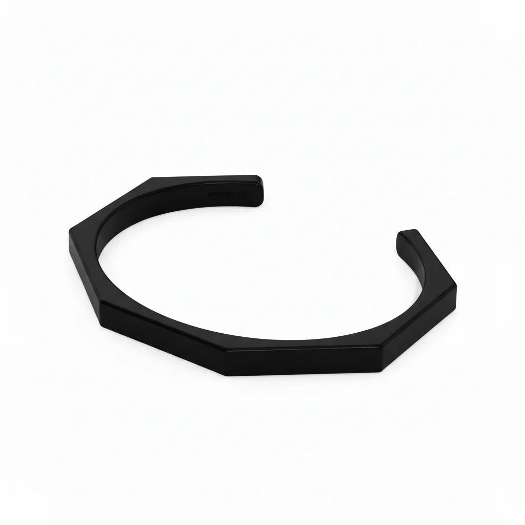 Hexagonal Stainless Steel Bracelet ( Silver )