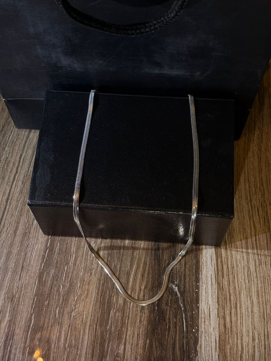 Timeless Silver Snake Chain Necklace